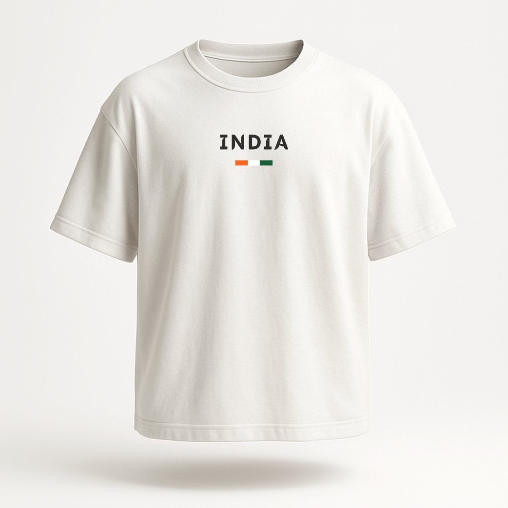 INDIA TRICOLOR Classic Fit T-Shirt