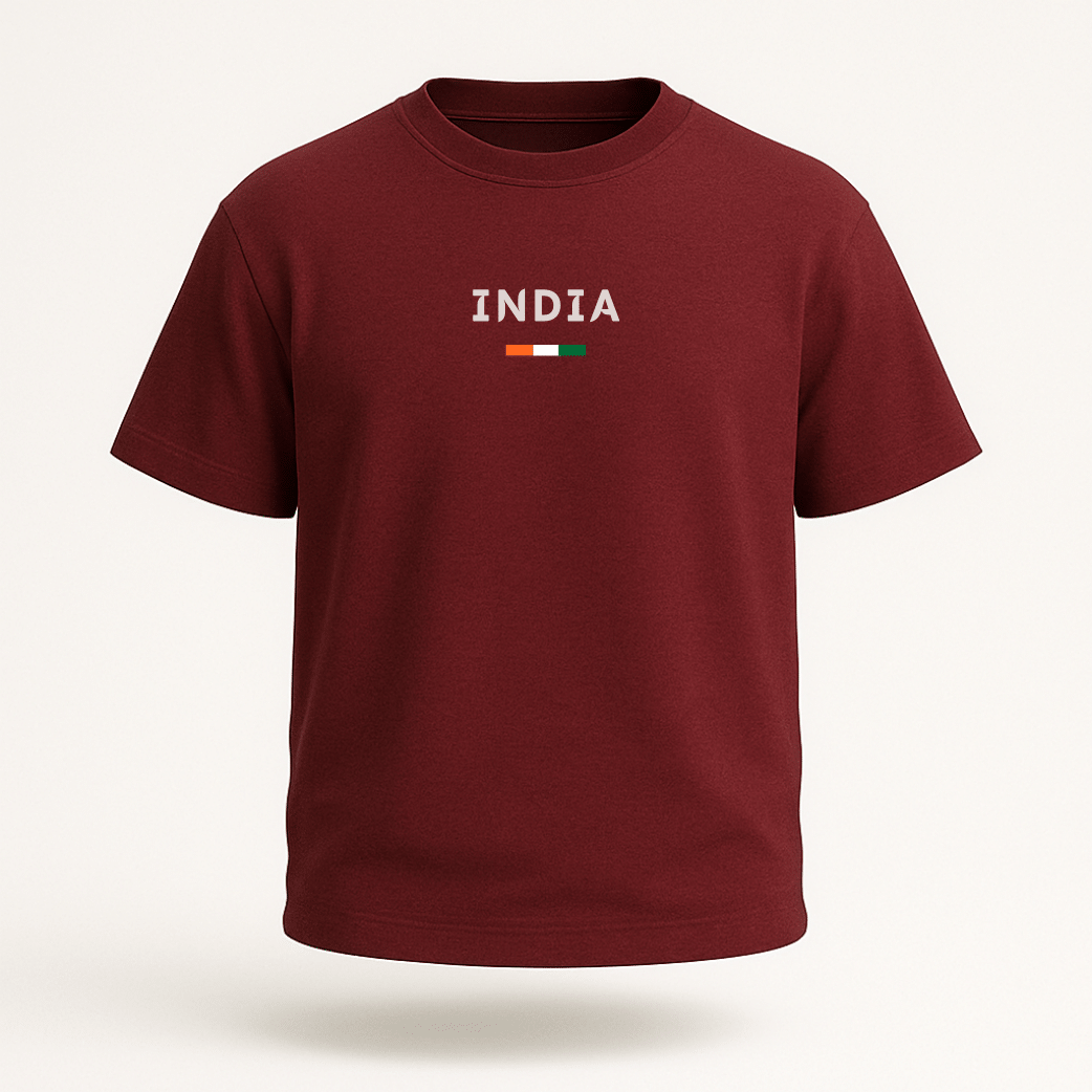 INDIA TRICOLOR Classic Fit T-Shirt